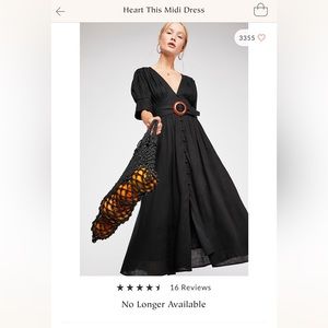 Free People heart this dress midi dress
